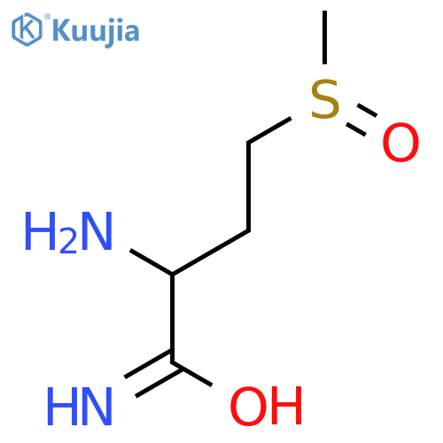 (2S)-2-amino-4-methylsulfinylbutanamide structure