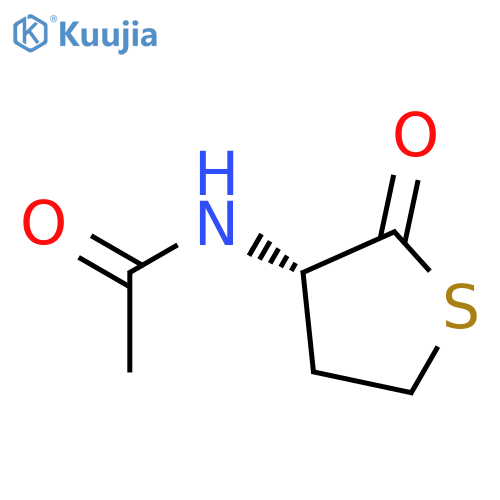 Acetamide, N-[(3S)-tetrahydro-2-oxo-3-thienyl]- structure