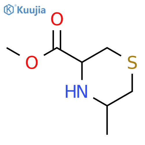 Methyl 5-methylthiomorpholine-3-carboxylate structure