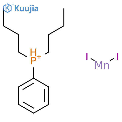 Manganese, (dibutylphenylphosphine)diiodo- structure