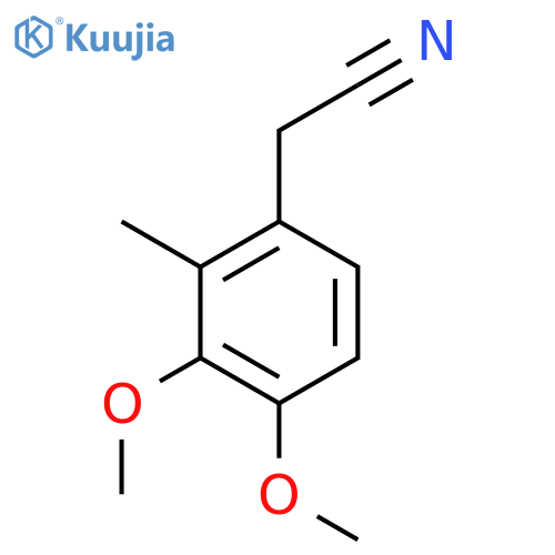 2-(3,4-dimethoxy-2-methylphenyl)acetonitrile structure