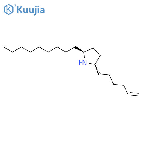 PYRROLIDINE, 2-(5-HEXENYL)-5-NONYL-, TRANS- structure