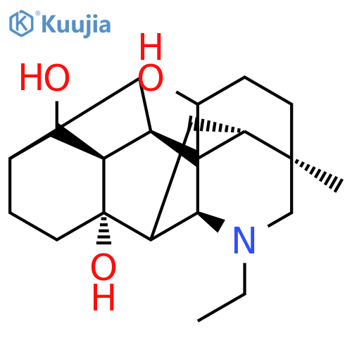Aconitane-1,8,14-triol,20-ethyl-4-methyl-, (1a,14a)- (9CI) structure