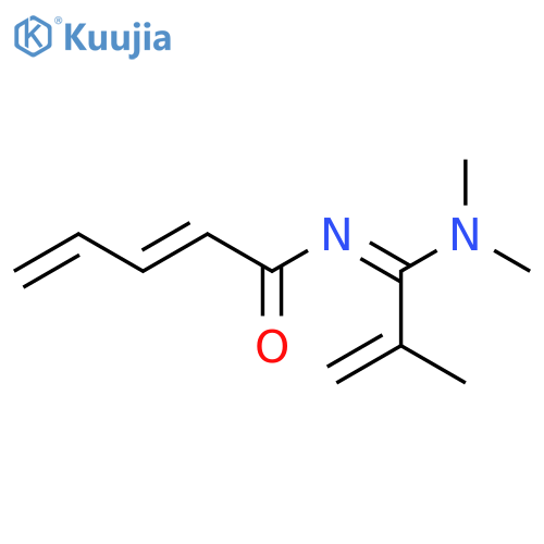 (2E)-N-[1-(Dimethylamino)-2-methylprop-2-enylidene]penta-2,4-dienamide structure
