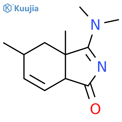 3-(Dimethylamino)-3a,5-dimethyl-5,7a-dihydro-4H-isoindol-1-one structure