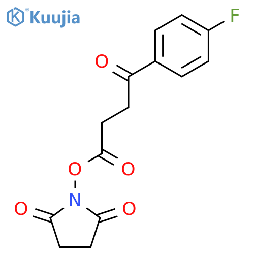 2,5-Pyrrolidinedione, 1-[4-(4-fluorophenyl)-1,4-dioxobutoxy]- structure