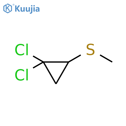 CYCLOPROPANE, 1,1-DICHLORO-2-(METHYLTHIO)- structure