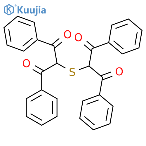 1,3-Propanedione, 2,2'-thiobis[1,3-diphenyl- structure