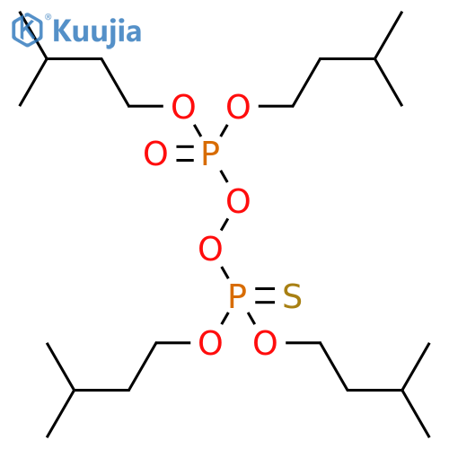 Thioperoxydiphosphoricacid ([(HO)2P(S)]2S2), tetrakis(3-methylbutyl) ester structure