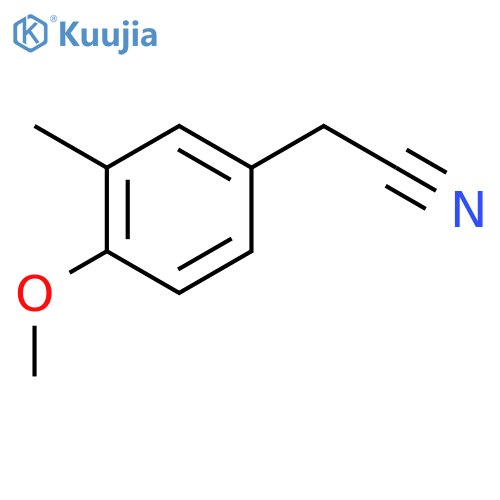 2-(4-Methoxy-3-methylphenyl)acetonitrile structure