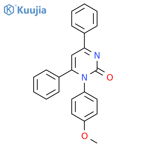 1-(4-Methoxyphenyl)-4,6-diphenylpyrimidin-2(1H)-one structure