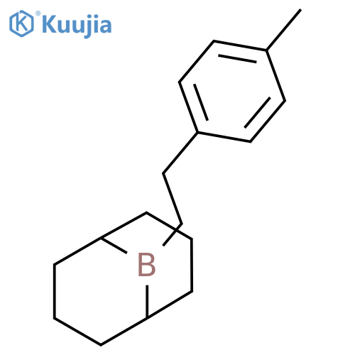 9-Borabicyclo[3.3.1]nonane, 9-[2-(4-methylphenyl)ethyl]- structure