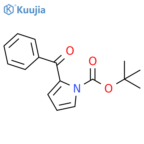 1H-Pyrrole-1-carboxylic acid, 2-benzoyl-, 1,1-dimethylethyl ester structure
