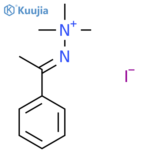 Hydrazinium, 1,1,1-trimethyl-2-(1-phenylethylidene)-, iodide, (2E)- structure