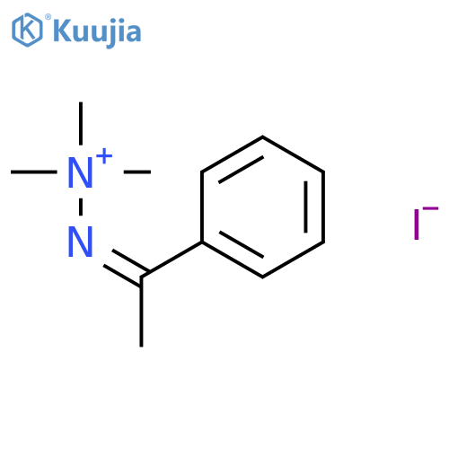 HYDRAZINIUM, 1,1,1-TRIMETHYL-2-(1-PHENYLETHYLIDENE)-, IODIDE, (2Z)- structure