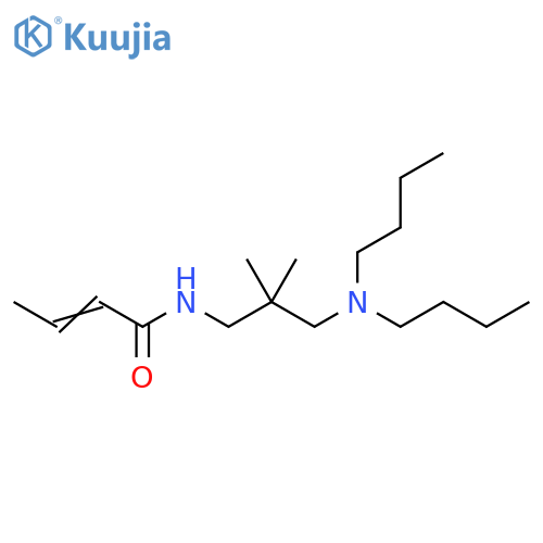 2-Butenamide, N-[3-(dibutylamino)-2,2-dimethylpropyl]- structure