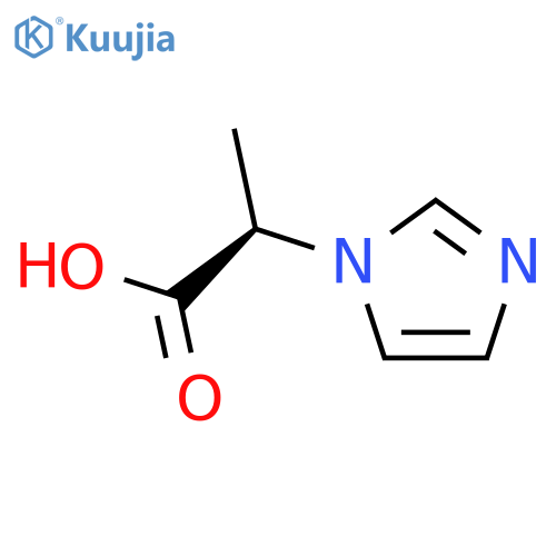 (2R)-2-(1H-imidazol-1-yl)propanoic acid structure