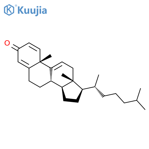 Cholesta-1,4,9(11)-trien-3-one structure