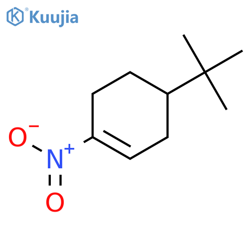CYCLOHEXENE, 4-(1,1-DIMETHYLETHYL)-1-NITRO- structure