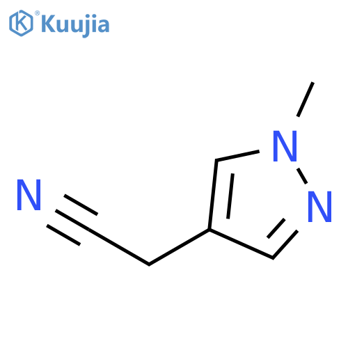 2-(1-Methyl-1H-pyrazol-4-yl)acetonitrile structure