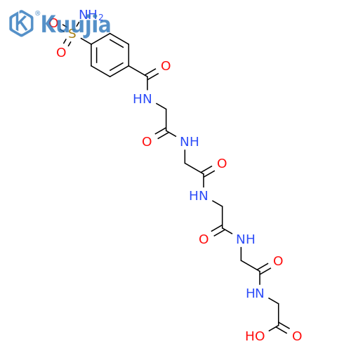 Glycine, N-[4-(aminosulfonyl)benzoyl]glycylglycylglycylglycyl- structure