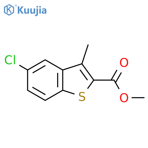 Methyl 5-chloro-3-methylbenzo[B]thiophene-2-carboxylate structure