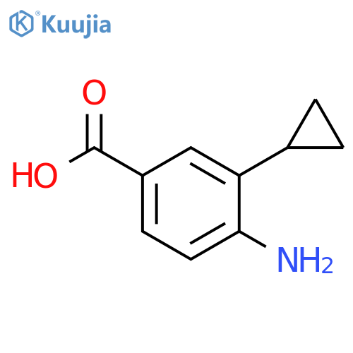 4-Amino-3-cyclopropylbenzoic acid structure