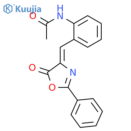 ACETAMIDE, N-[2-[(5-OXO-2-PHENYL-4(5H)-OXAZOLYLIDENE)METHYL]PHENYL]- structure