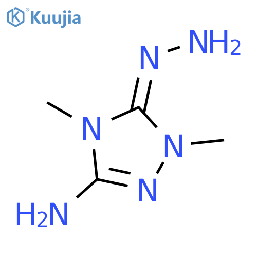 3H-1,2,4-Triazol-3-one,5-amino-2,4-dihydro-2,4-dimethyl-, hydrazone structure