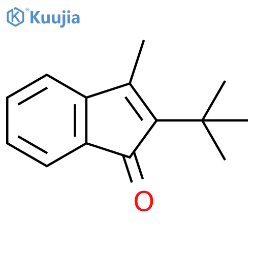 1H-Inden-1-one, 2-(1,1-dimethylethyl)-3-methyl- structure