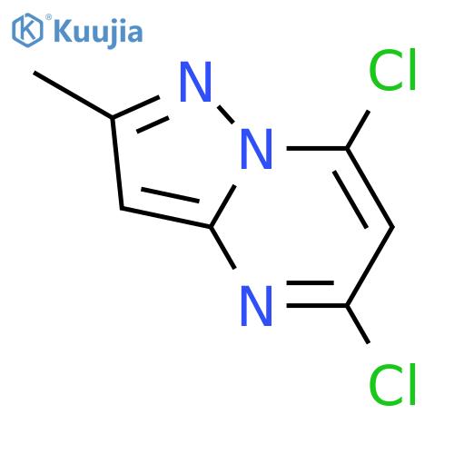 5,7-Dichloro-2-methylpyrazolo[1,5-a]pyrimidine structure