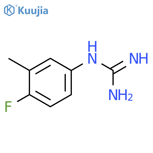 GUANIDINE, N-(4-FLUORO-3-METHYLPHENYL)- structure