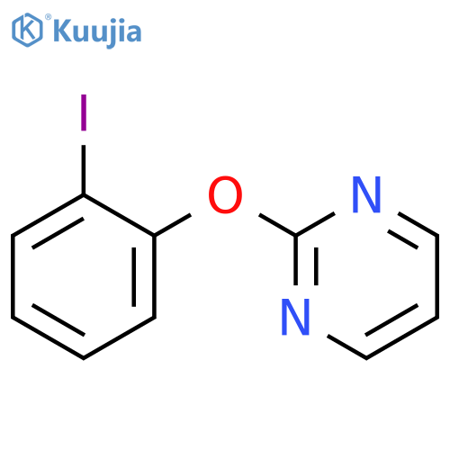 PYRIMIDINE, 2-(2-IODOPHENOXY)- structure