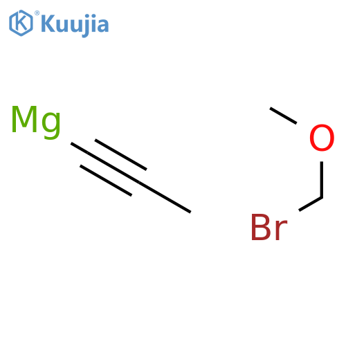 MAGNESIUM, BROMO[OXYBIS[METHANE]]-1-PROPYNYL- structure