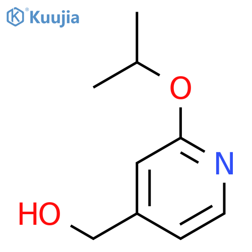 [2-(propan-2-yloxy)pyridin-4-yl]methanol structure