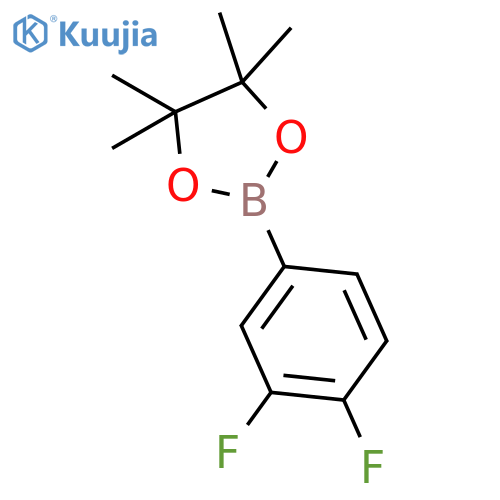 2-(3,4-Difluorophenyl)-4,4,5,5-tetramethyl-1,3,2-dioxaborolane structure