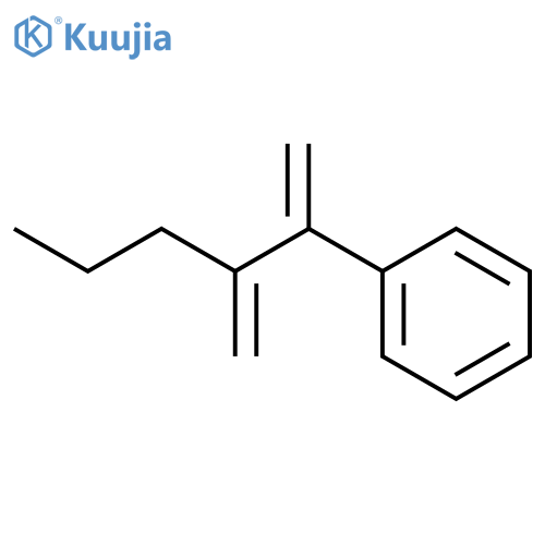 BENZENE, [1,2-BIS(METHYLENE)PENTYL]- structure