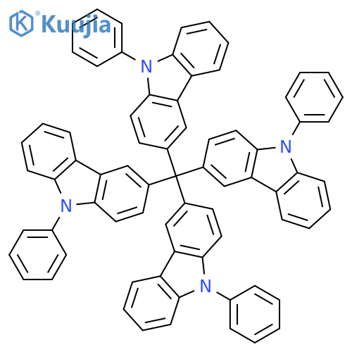 9H-CARBAZOLE, 3,3',3'',3'''-METHANETETRAYLTETRAKIS[9-PHENYL- structure