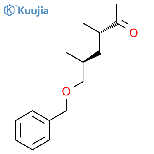 2-Hexanone, 3,5-dimethyl-6-(phenylmethoxy)-, (3S,5S)- structure