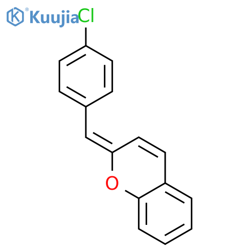 2H-1-Benzopyran, 2-[(4-chlorophenyl)methylene]- structure