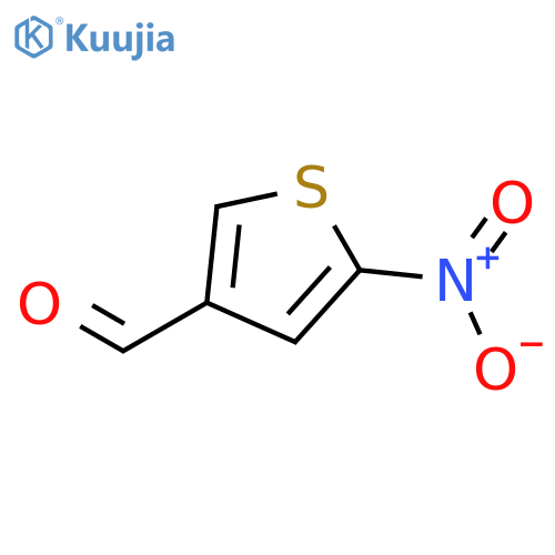 5-nitrothiophene-3-carbaldehyde structure