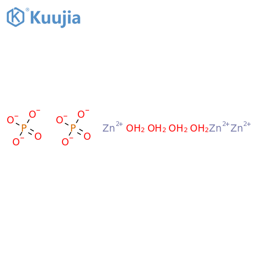 Zinc phosphate tetrahydrate structure
