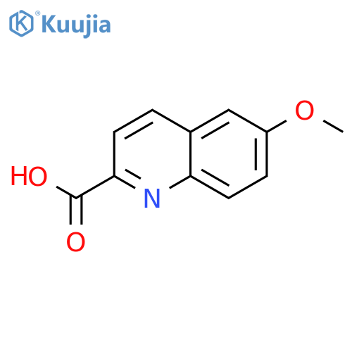 6-Methoxyquinoline-2-carboxylic acid structure