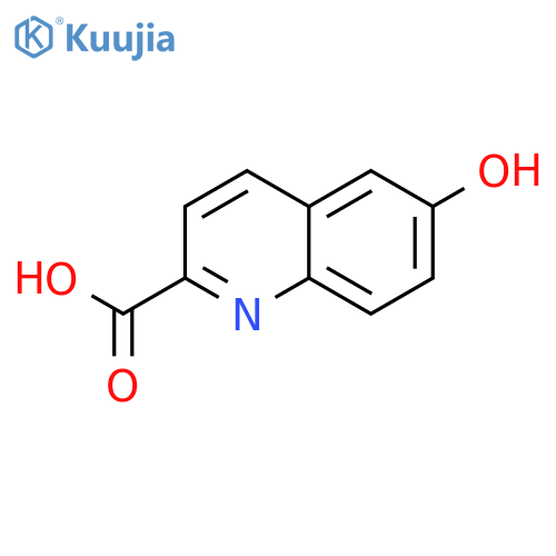 6-hydroxyquinoline-2-carboxylic acid structure