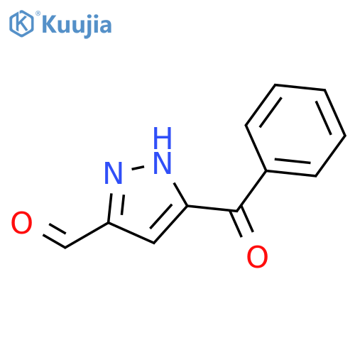 1H-Pyrazole-3-carboxaldehyde, 5-benzoyl- structure