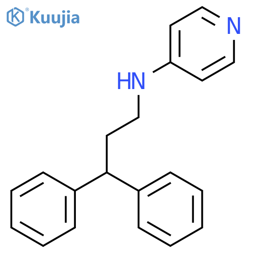4-Pyridinamine,N-(3,3-diphenylpropyl)- structure