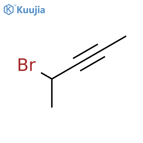 2-Pentyne, 4-bromo- structure