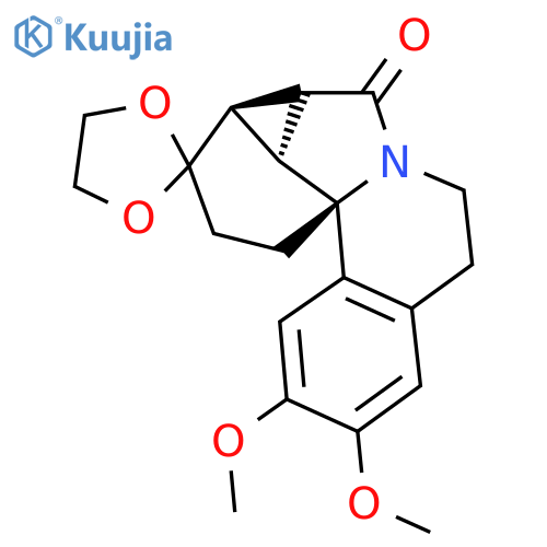 (1'S,13'S,14'R)-4',5'-Dimethoxyspiro[1,3-dioxolane-2,15'-10-azapentacyclo[8.7.0.01,13.02,7.012,14]heptadeca-2,4,6-triene]-11'-one structure