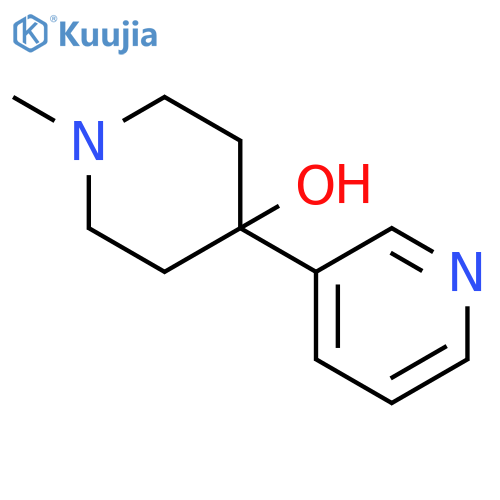 4-Piperidinol, 1-methyl-4-(3-pyridinyl)- structure