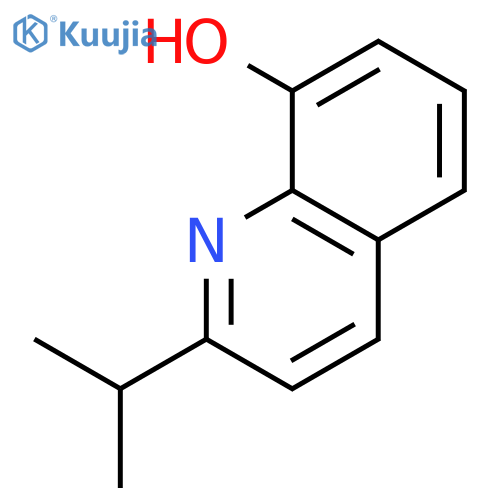 8-QUINOLINOL, 2-(1-METHYLETHYL)- structure